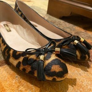 Louise et Cie Aradella Leopard print Ballet Flat Shoe, Womens Size 38/8 M
